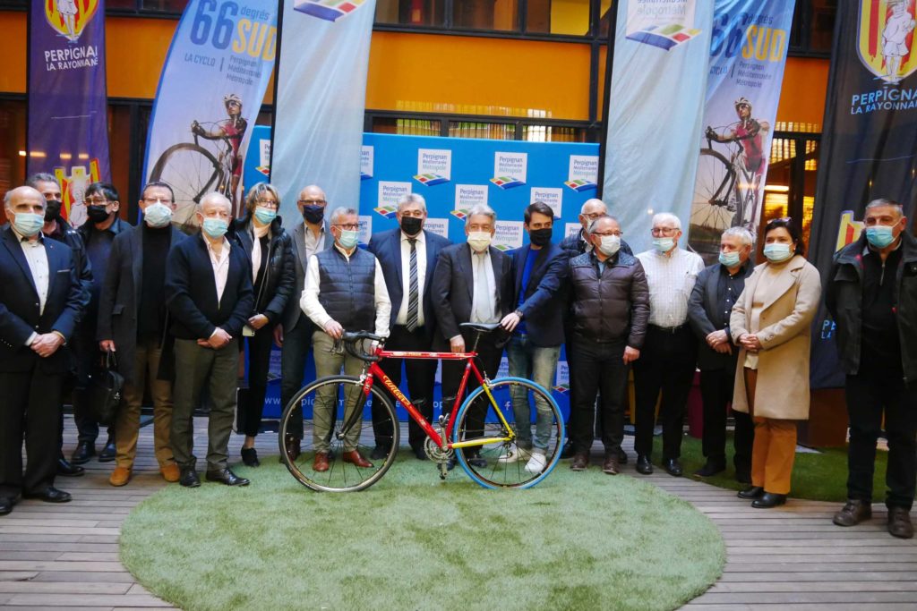 Les maires du 66 présentent la course cyclotourisme